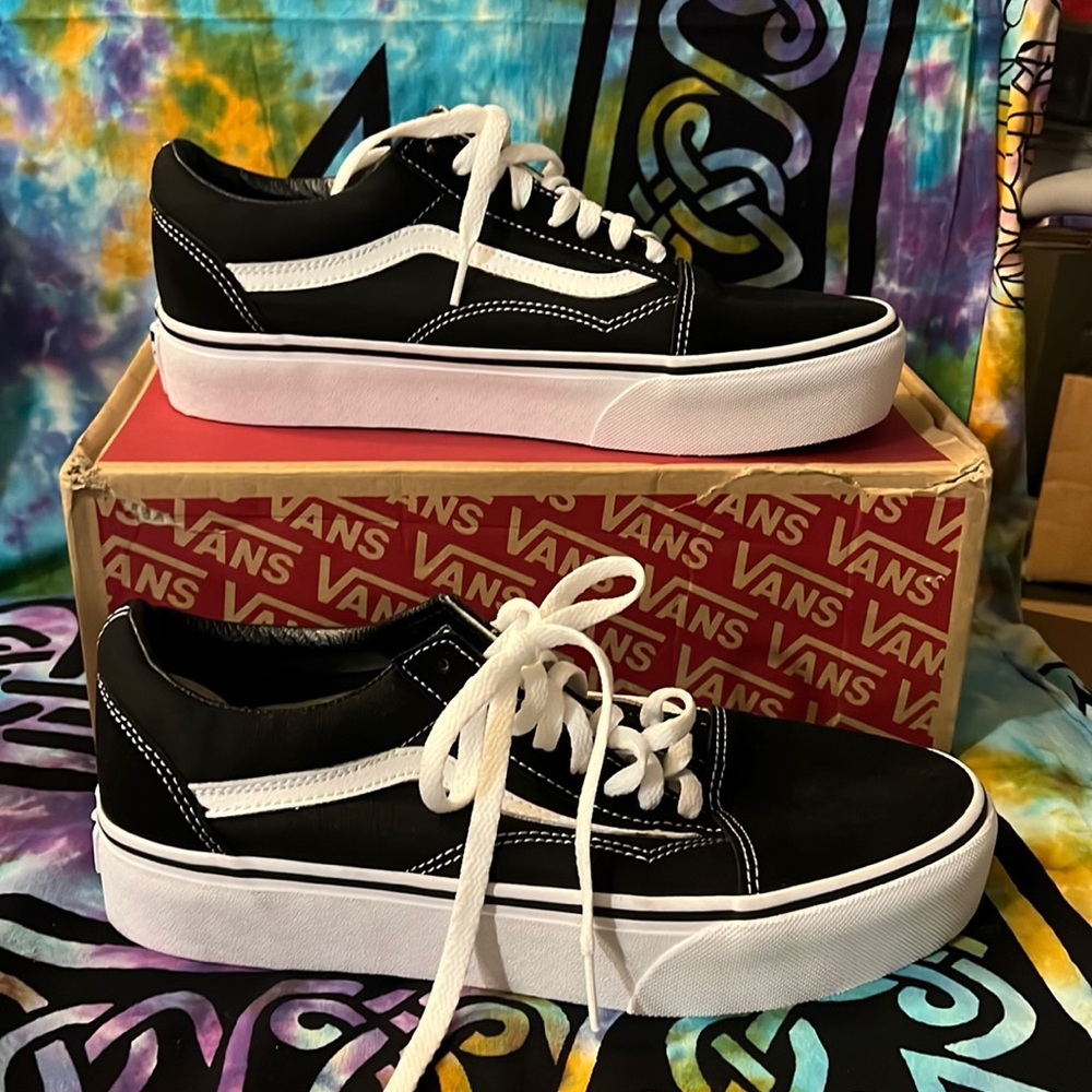 Vans old school platform sneakers